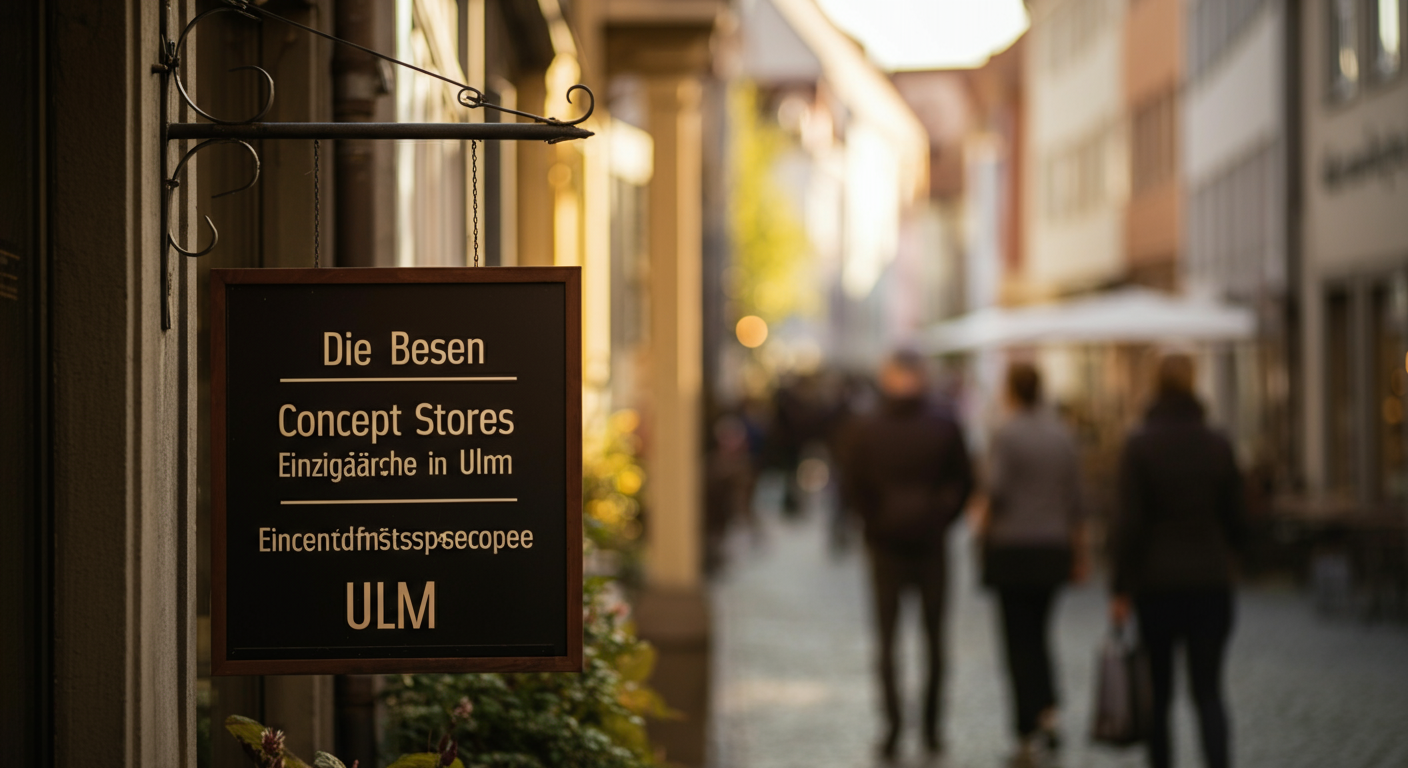 Erlebe Ulms Concept Stores: Einzigartige Mode & Wohnaccessoires