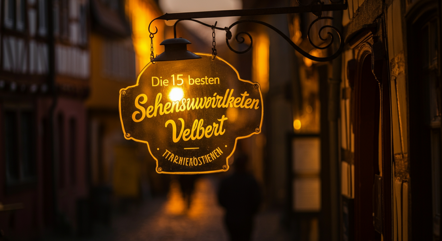 Entdecke Velberts magische Highlights - 15 Sehenswürdigkeiten, die dich