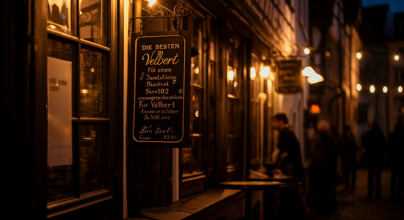 Die besten Bars in Velbert Für einen unvergesslichen Abend - Velbert