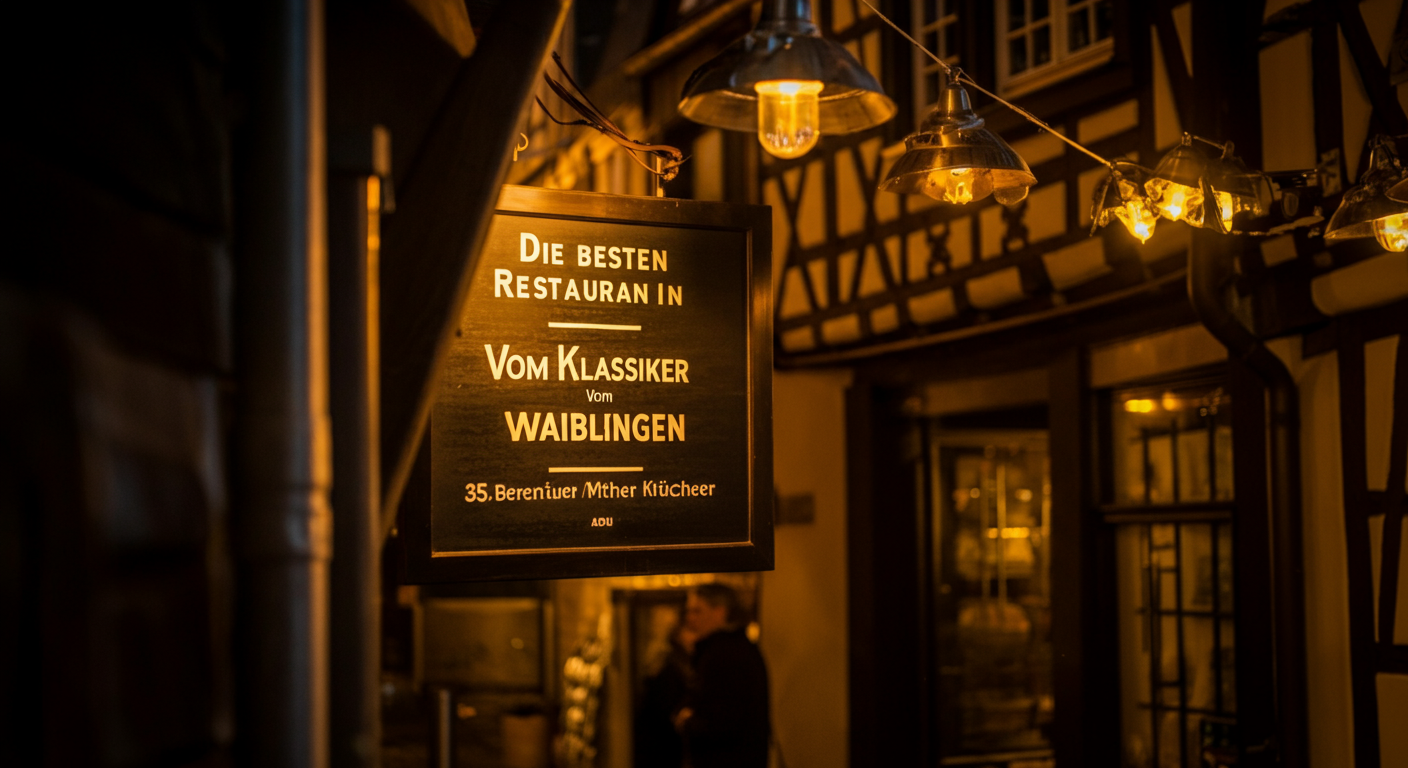 Die besten Restaurants in Waiblingen entdecken