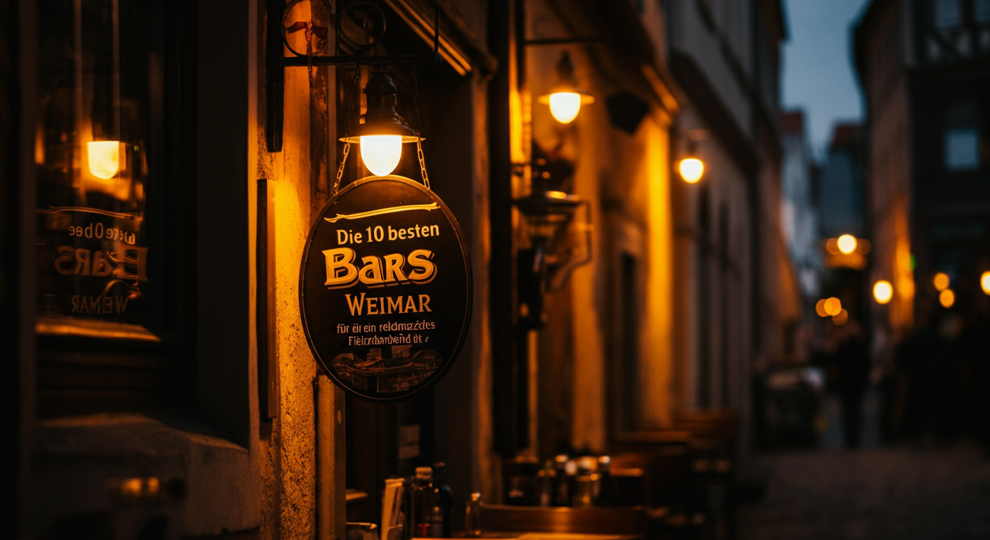 Lass den Arbeitstag in Weimars 10 besten Bars ausklingen