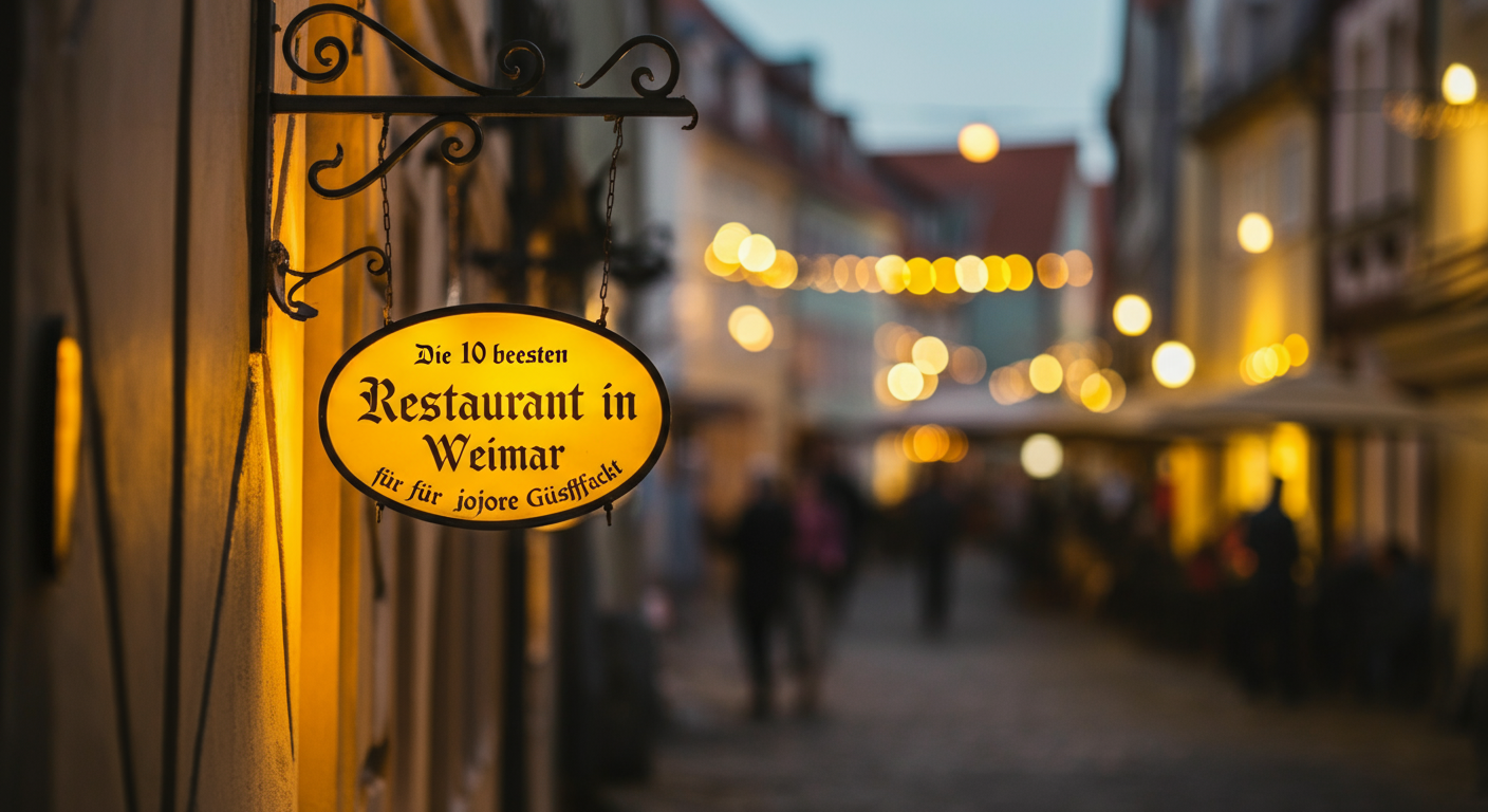 Die 10 besten Restaurants in Weimar für jeden Geschmack - Weimar