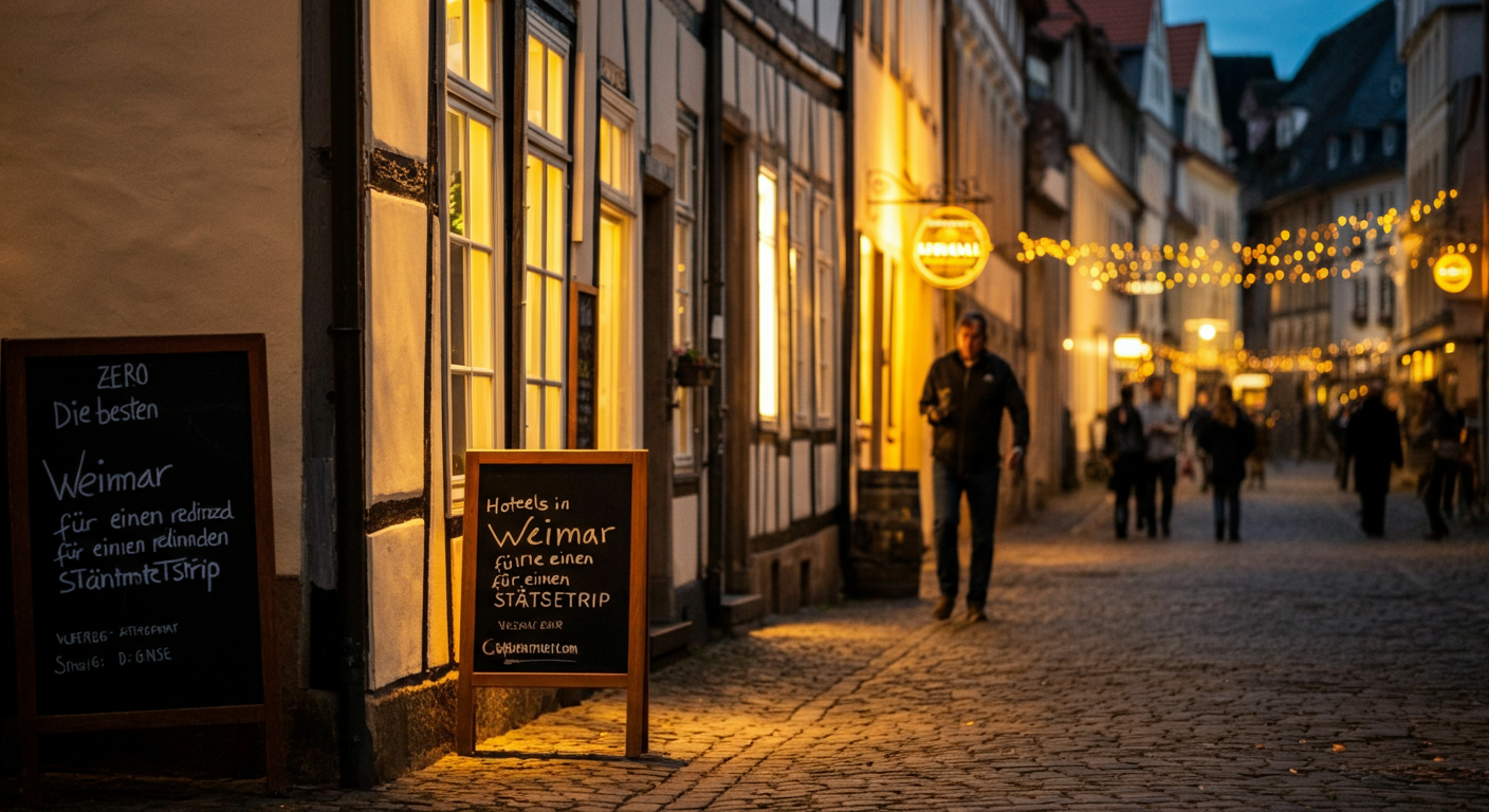 Die besten Hotels in Weimar für einen entspannten Städtetrip - Weimar