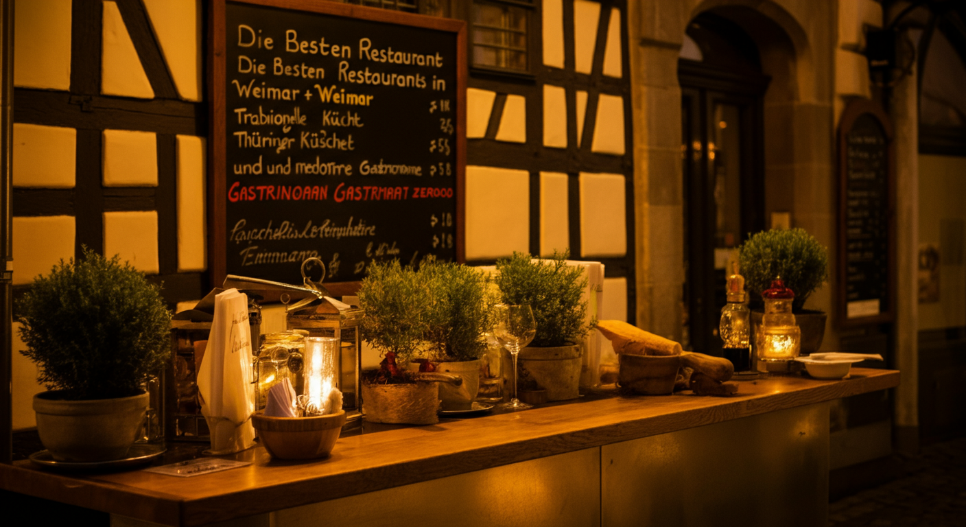 Die besten Restaurants Weimar: Kulinarische Schätze entdecken