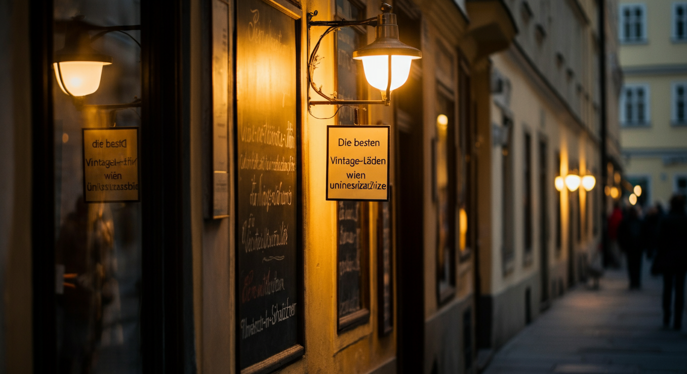Die besten Vintage-Läden in Wien für einzigartige Mode-Schätze - Wien