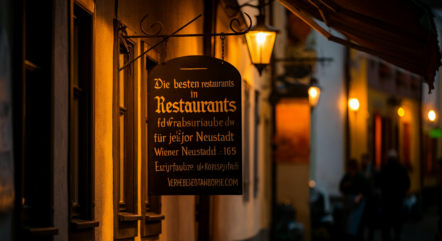 Die besten Restaurants in Wiener Neustadt für jeden Geschmack - Wiener Neustadt