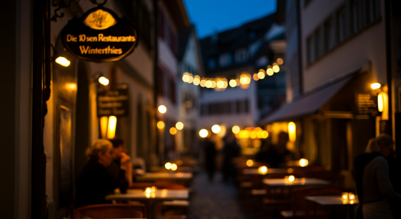 Entdecke die 10 besten Schweizer Restaurants in Winterthur!