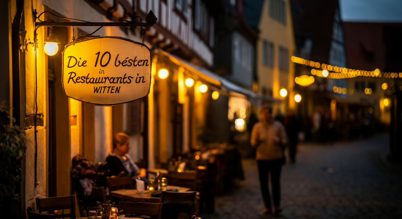 Die 10 besten Restaurants in Witten für einen entspannten Abend - Witten