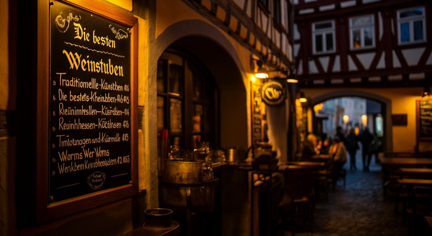Weinstuben Worms: Rheinhessen-Genuss pur