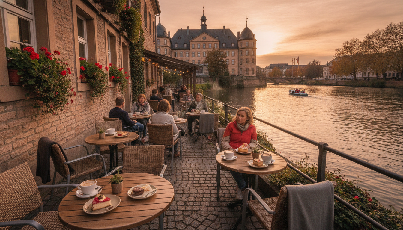 Gemütliche Cafés mit Aussicht am Main in Aschaffenburg