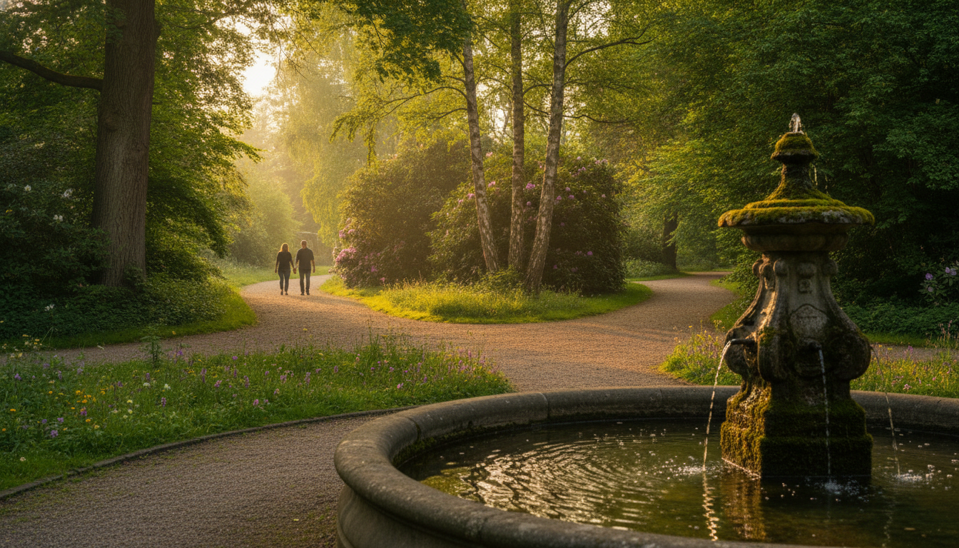 Kurpark Bad-Kreuznach Spaziergang durch die grüne Oase Wege Brunnen und Geheimtipps - Bad-Kreuznach