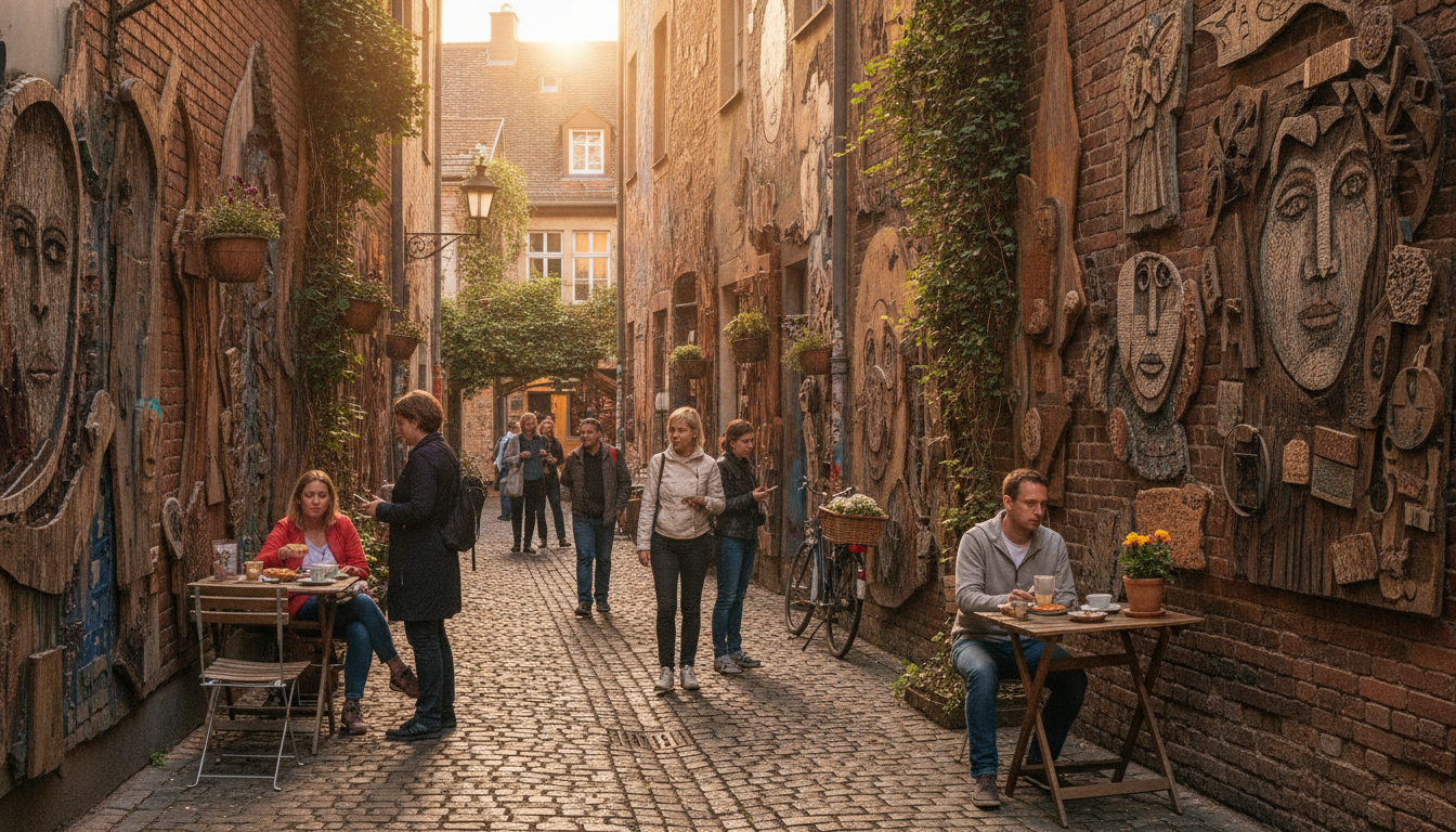 Erfurt Kunsthofpassage Street Art und versteckte Kunstschätze entdecken - Erfurt