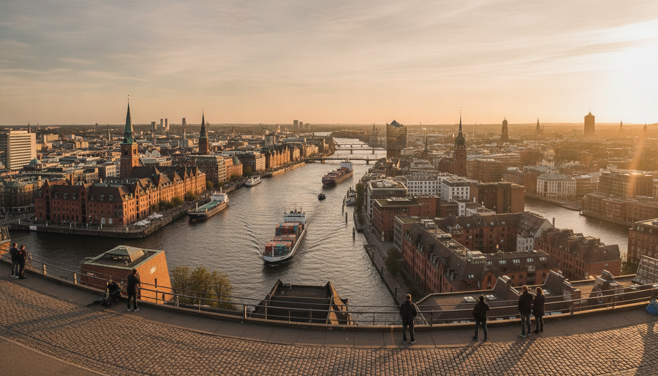 Hamburgs beste Aussichtspunkte Die 15 schönsten Orte mit Panoramablick - Hamburg