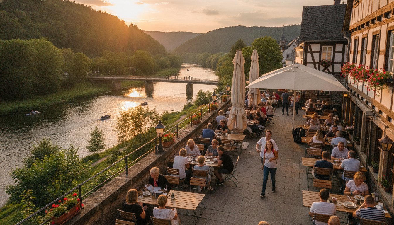 Hennef Cafs mit Aussicht Die schönsten Plätze an der Sieg zum Kaffee trinken - Hennef