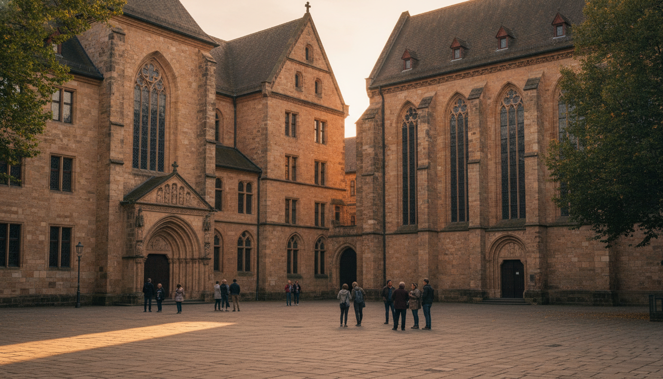 Paderborner Pfalz Geschichte Architektur Besichtigung der kaiserlichen Residenz - Paderborn