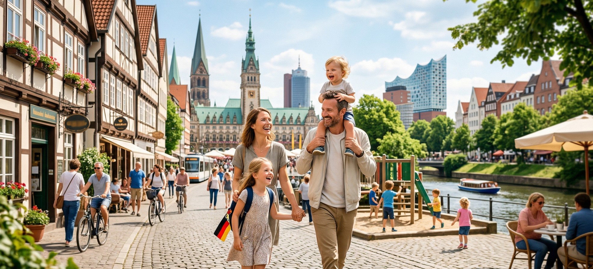 Die 10 besten Städte für Familien in Deutschland 2024