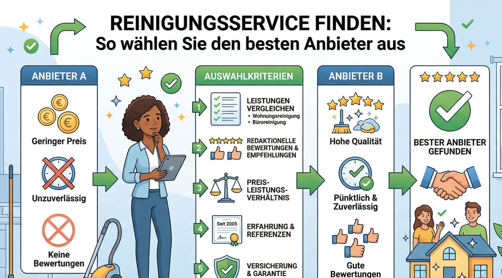 Reinigungsservice finden So wählen Sie den besten Anbieter aus