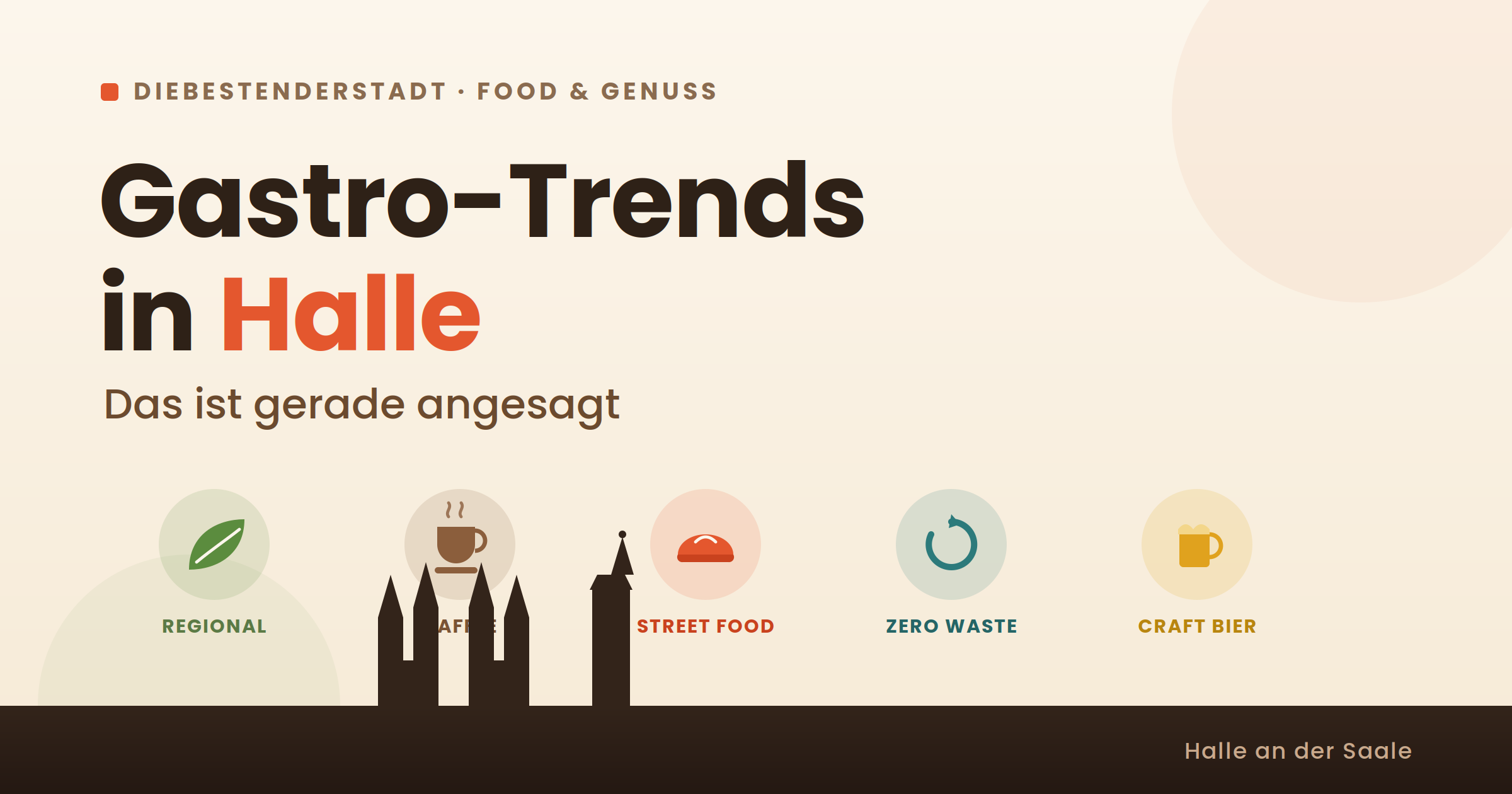 Gastro-Trends in Halle: Das ist gerade angesagt