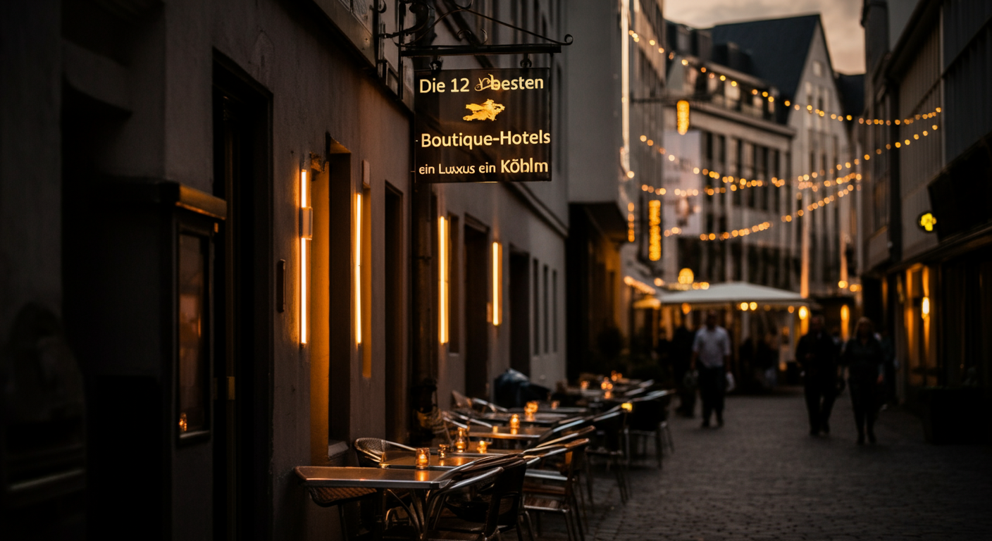 Entdecken Sie Kölns luxuriöse Boutique-Hotels für ein unvergessliches Wochenende