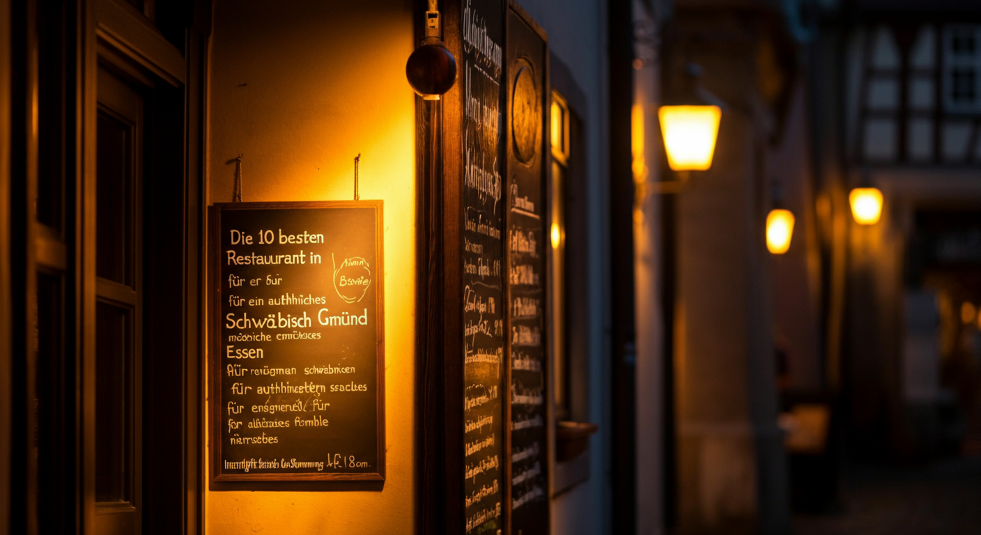 Die 10 besten Restaurants in Schwäbisch Gmünd für ein authentisches schwäbisches Essen - Schwäbisch-Gmünd