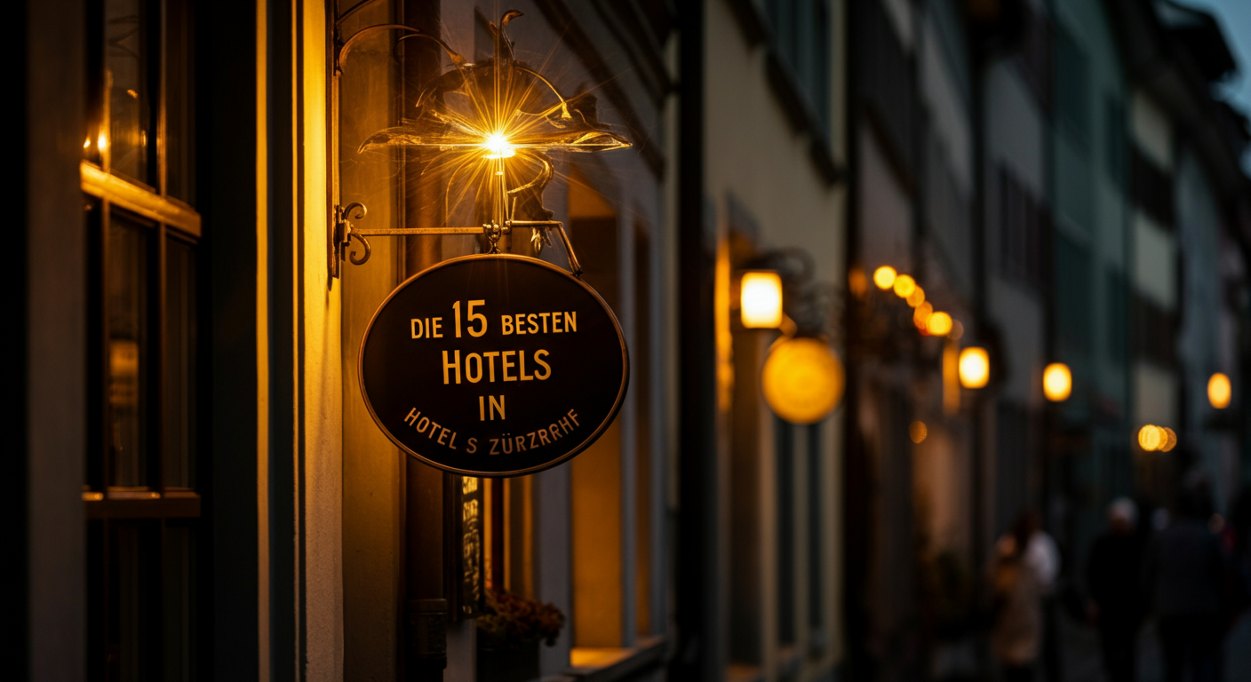 Die 15 besten Hotels in Zürich Luxus Design und Boutique-Unterkünfte - Zürich