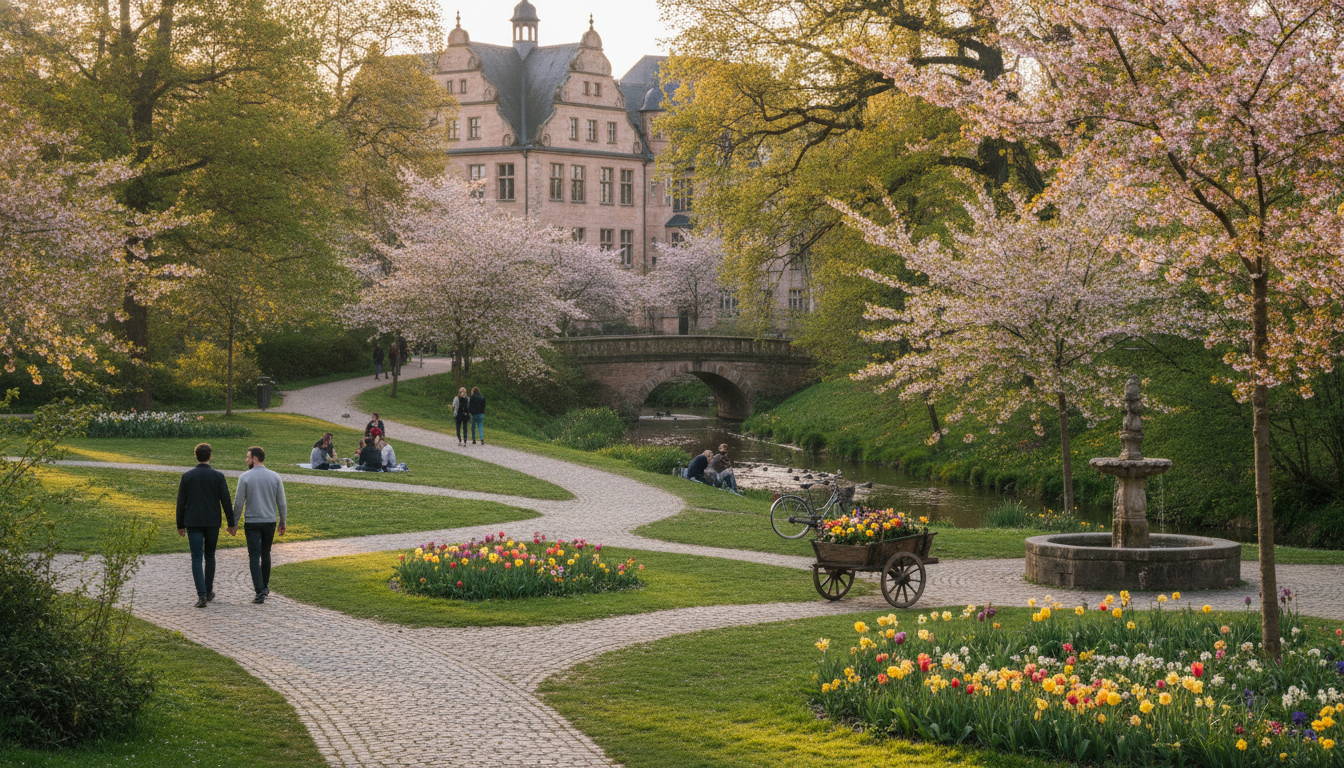 Fühlingsgenuss in Münster Die 10 schönsten Parks und Grünanlagen zum Spazieren - Münster