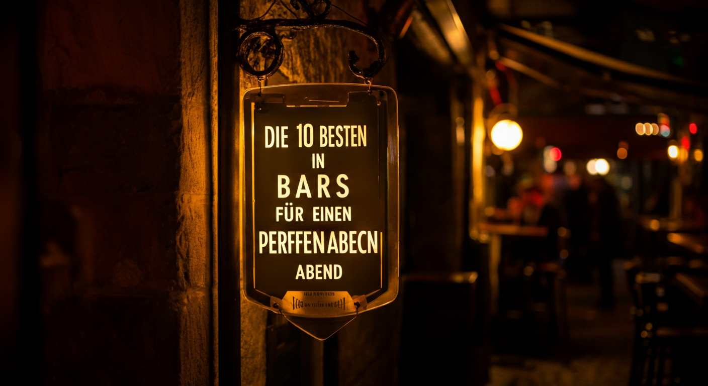 Die 10 besten Bars in Mönchengladbach für einen perfekten Abend - Mönchengladbach