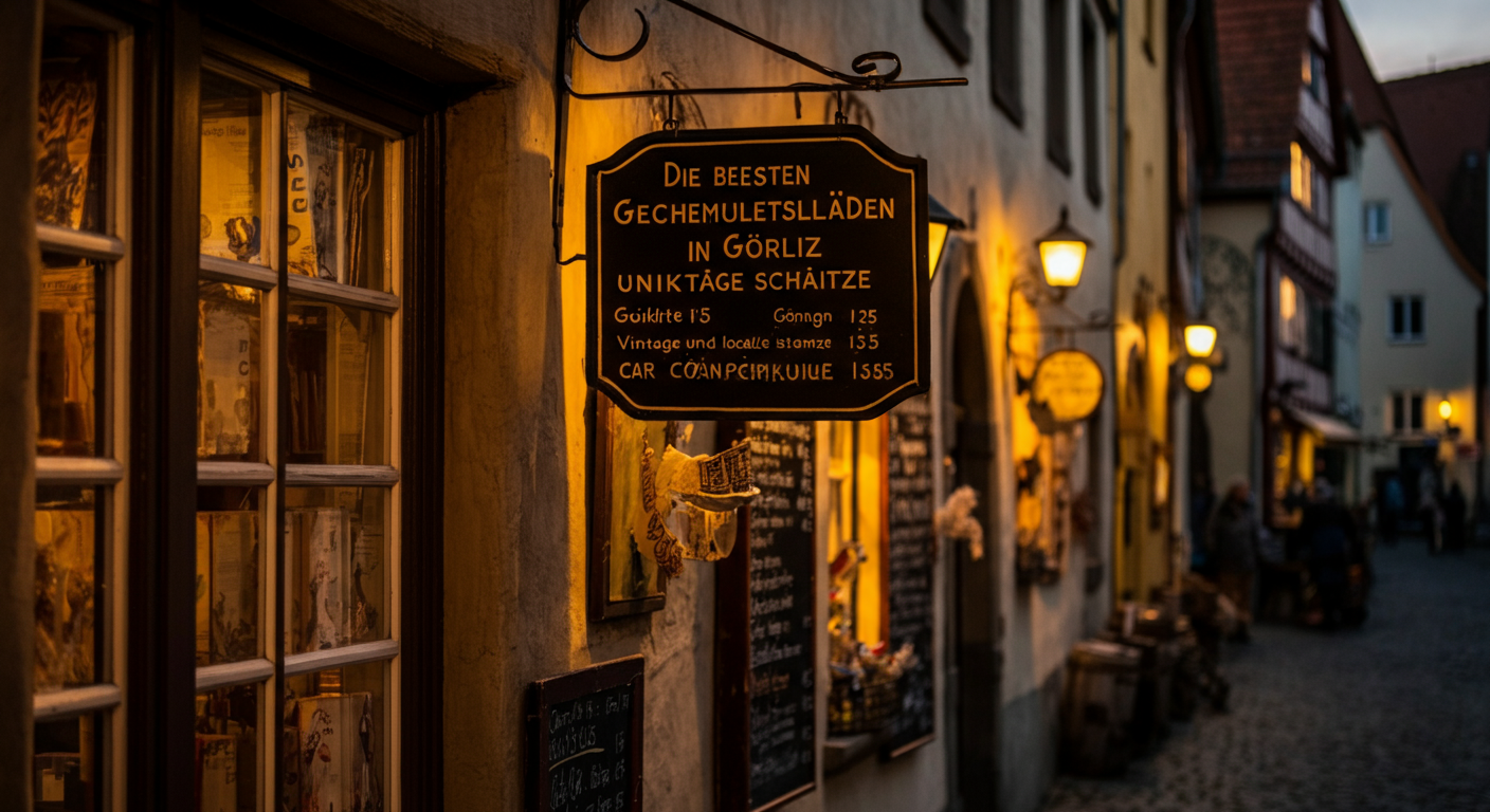 Die besten Geschenkläden in Görlitz Unikate Vintage und lokale Schätze - Görlitz