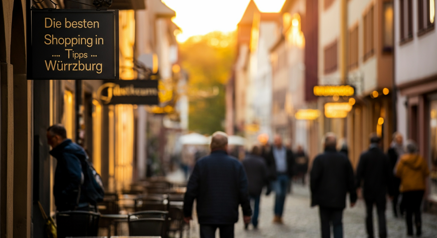 Die besten Shopping-Tipps in Würzburg Boutiquen Märkte und Outlets entdecken - Würzburg