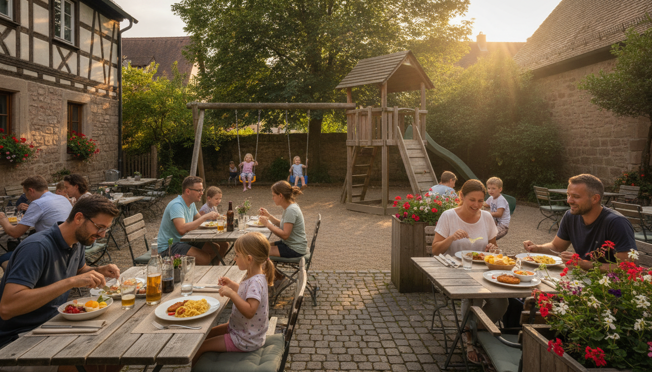 Familienfreundliche Restaurants Schwäbisch-Gmünd: Kindermenü & Spielplatz