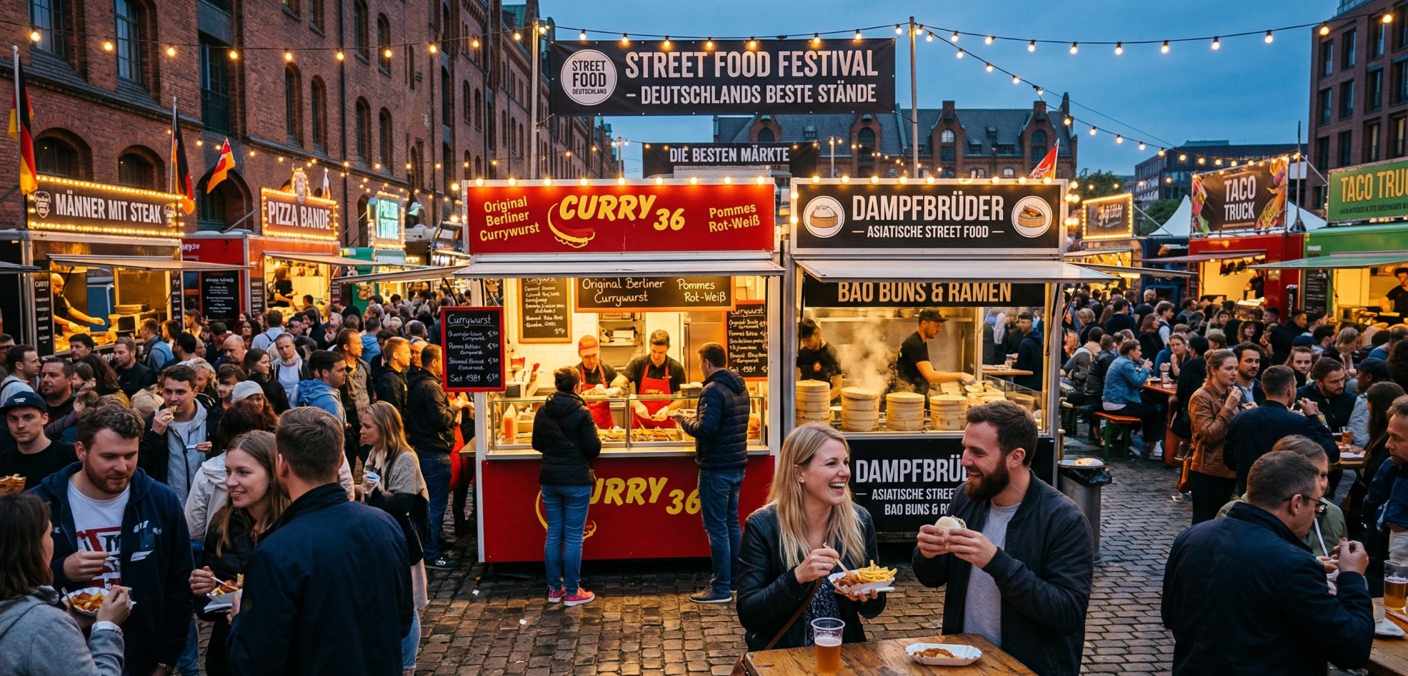 Street Food Deutschland Die besten Streetfood-Märkte und Stände