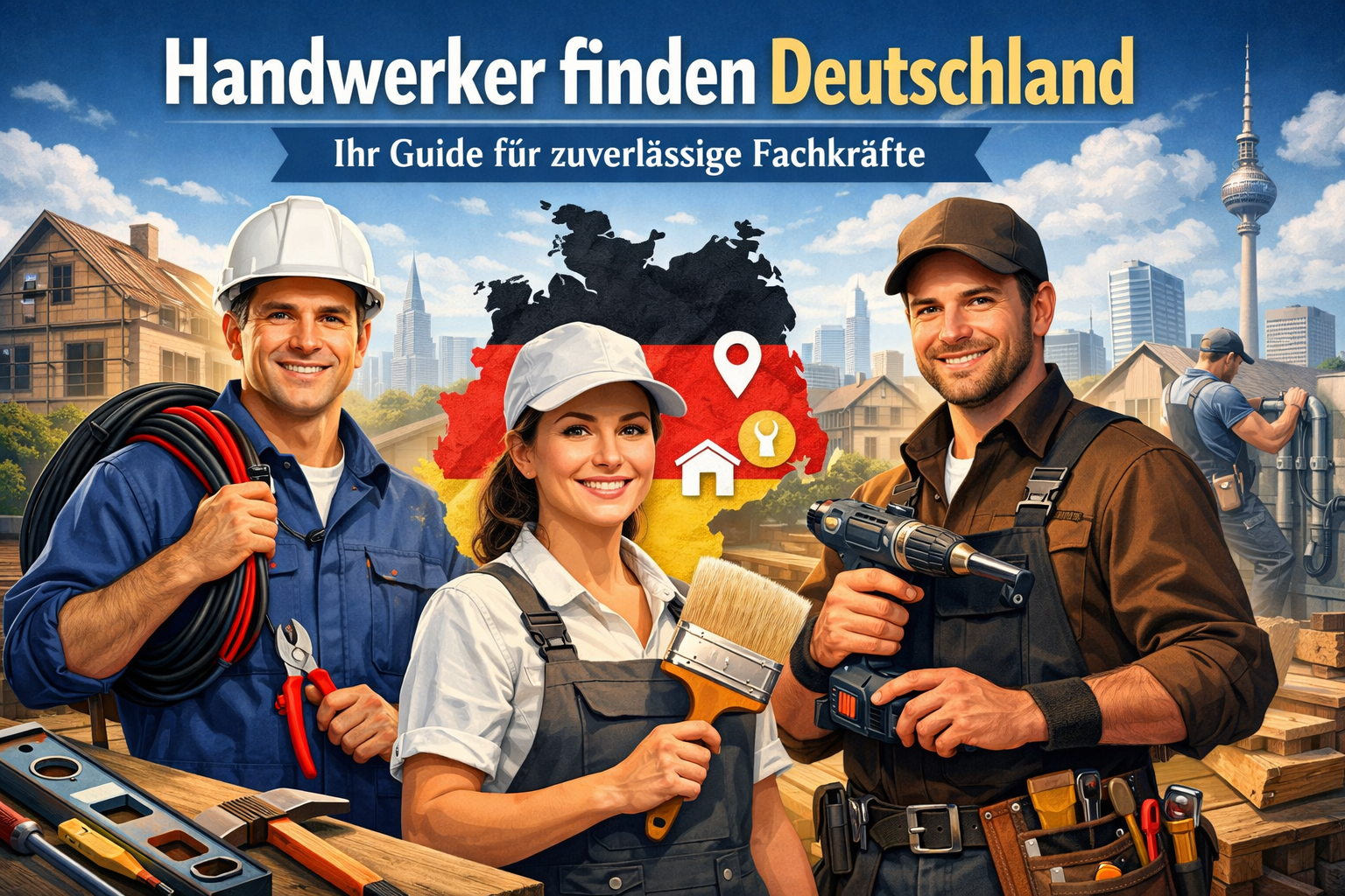 Handwerker finden Deutschland – Ihr Guide für zuverlässige Fachkräfte