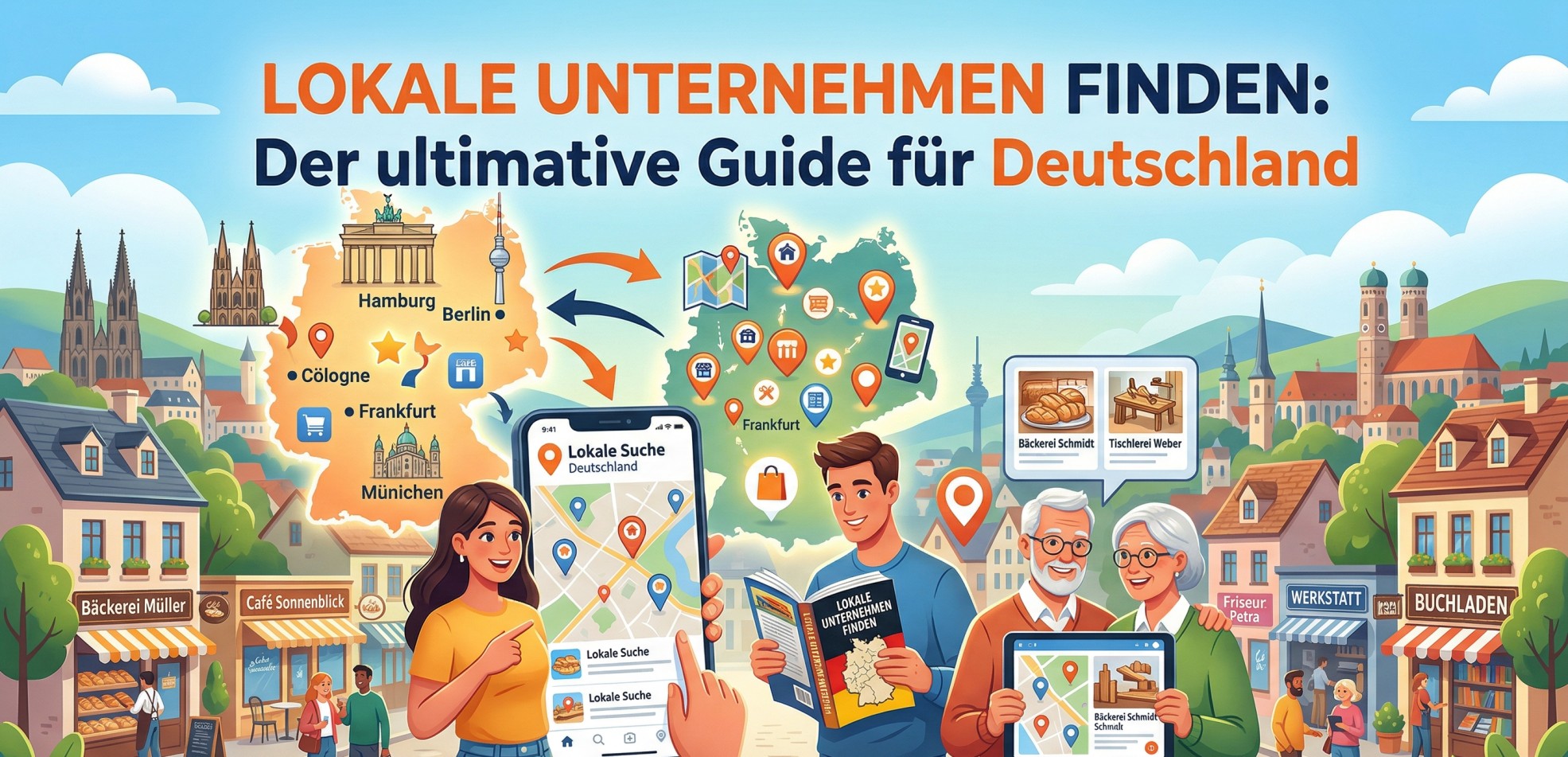 Lokale Unternehmen finden Der ultimative Guide für Deutschland