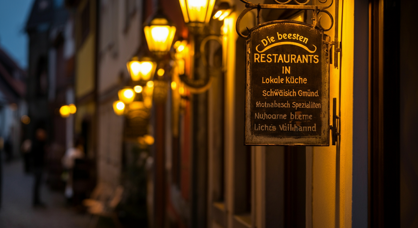 Die besten Restaurants in Schwäbisch Gmünd Lokale Küche und internationale Spezialitäten - Schwäbisch-Gmünd