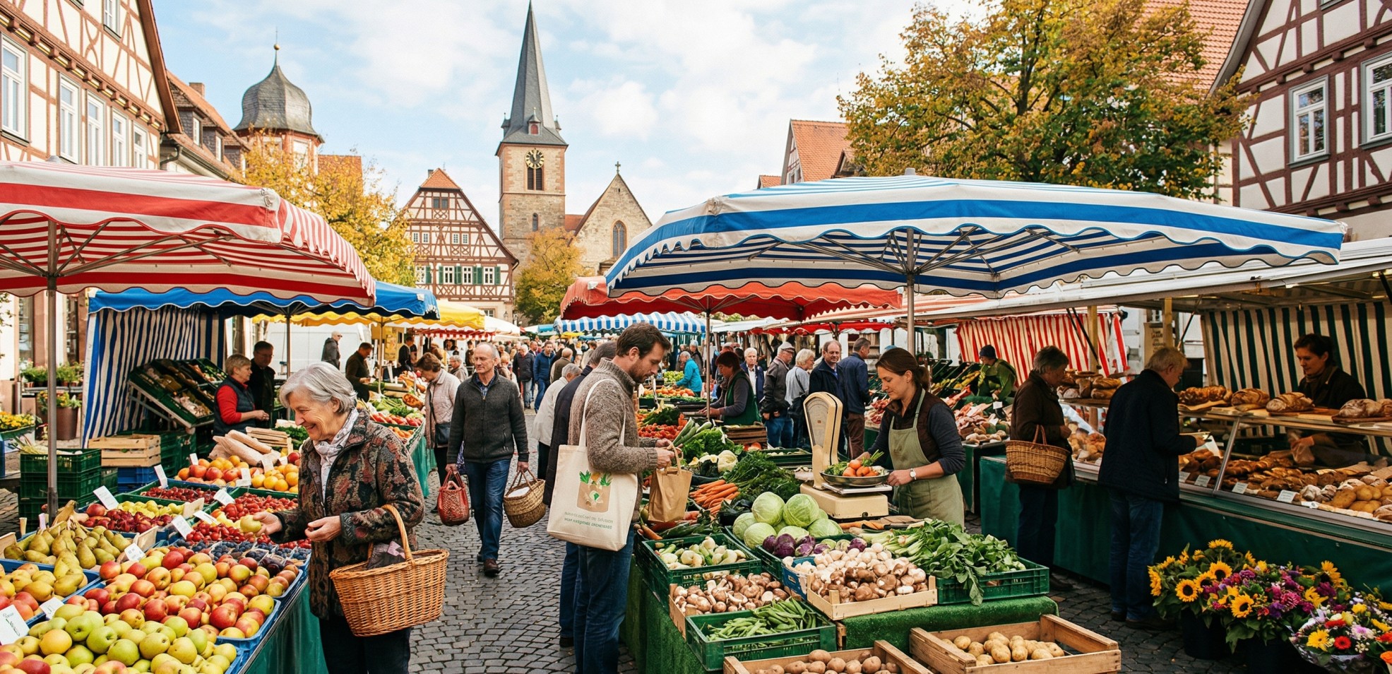 Wochenmärkte Deutschland Authentisches Shopping-Erlebnis
