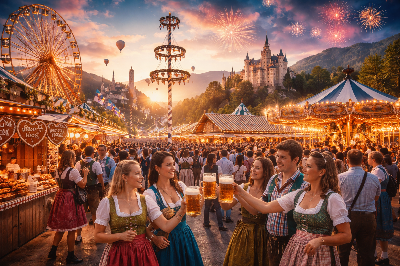 Volksfeste Deutschland 2026 Die schönsten Traditionen erleben