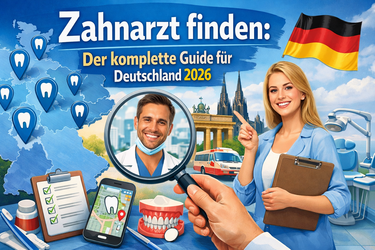 Zahnarzt finden Der komplette Guide für Deutschland 2026