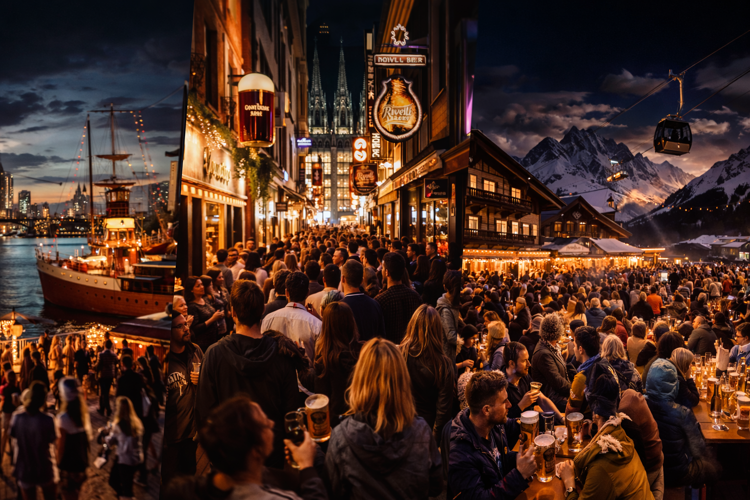 Regionale Nightlife-Hotspots Von der Küste bis zu den Alpen