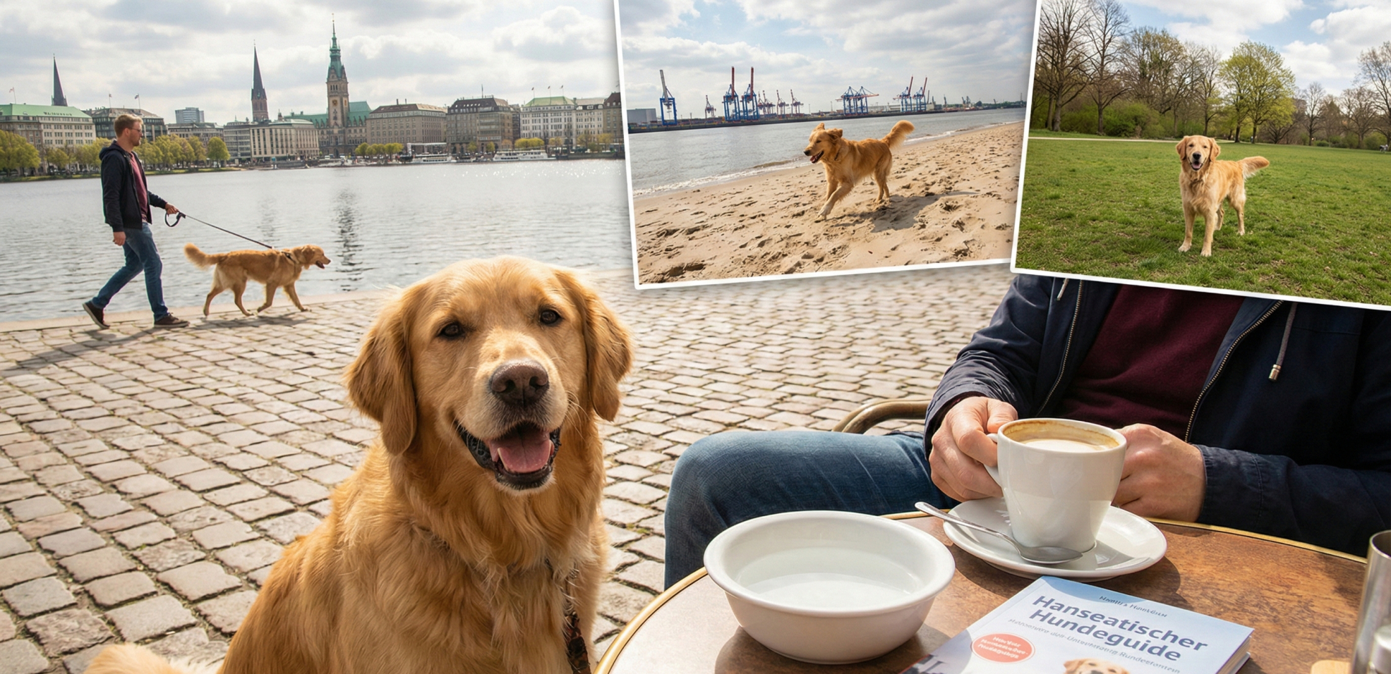 Dogs in Hamburg