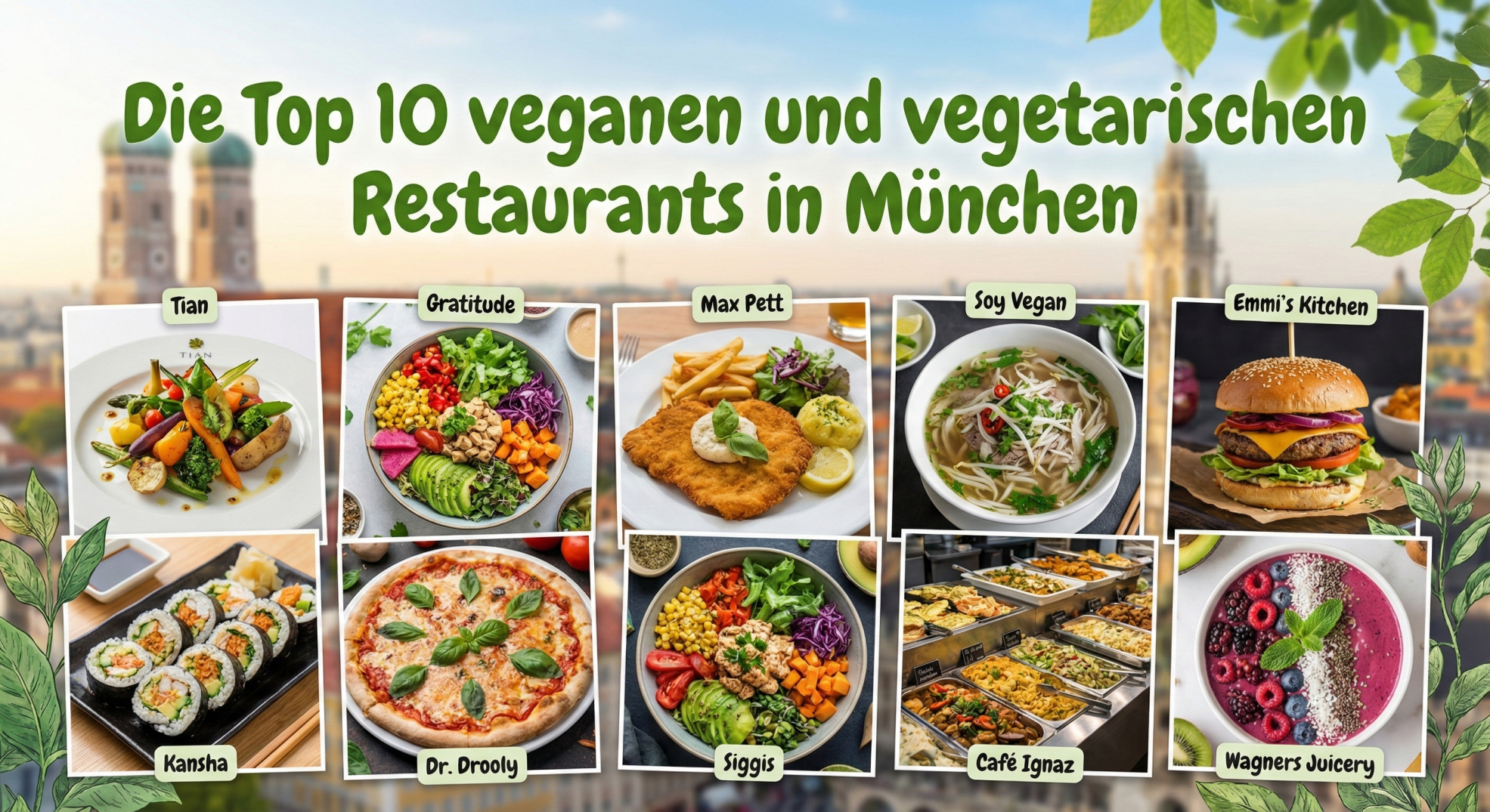 Die Top 10 veganen und vegetarischen Restaurants in München