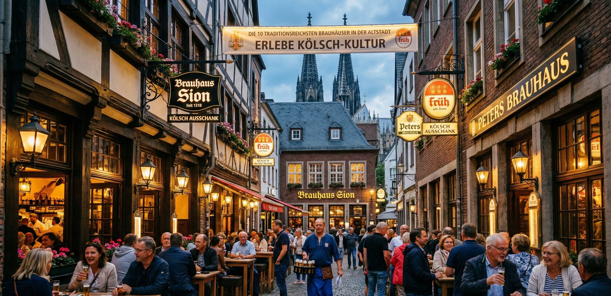 Kölsch-Kultur erleben Die 10 traditionsreichsten Brauhäuser in der Altstadt