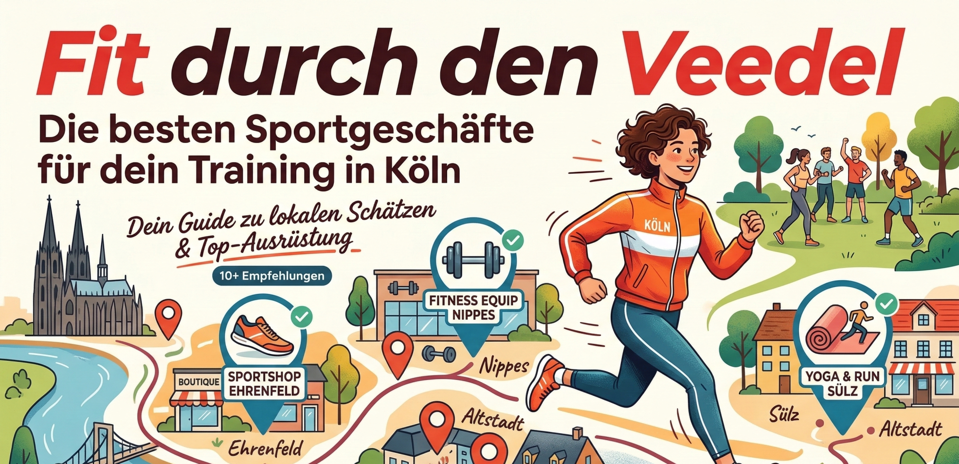 Fit durch den Veedel Die besten Sportgeschäfte für dein Training in Köln