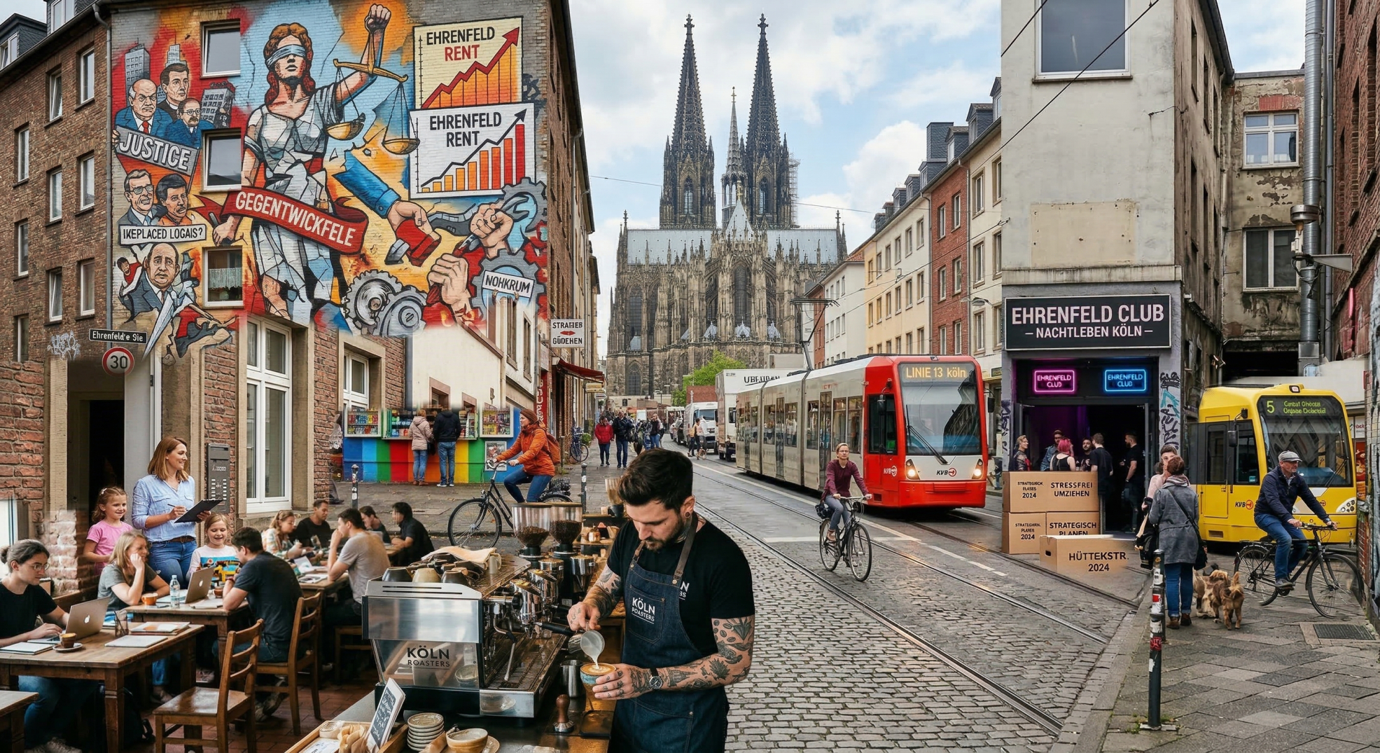 Ehrenfelds Geheimtipp Die coolsten Orte für Kunst, Kaffee und Nachtleben in Köln