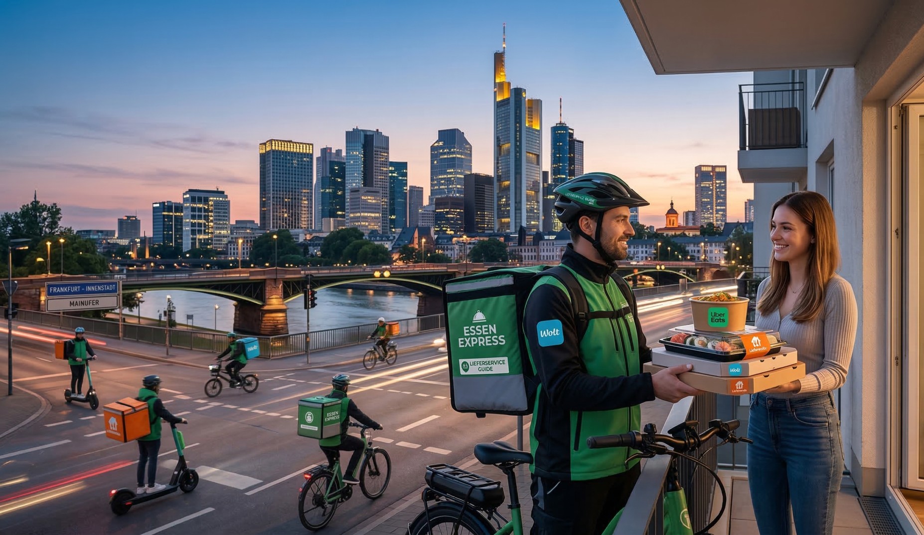 Der ultimative Guide Top Lieferservices in Frankfurt am Main – Essen bestellen leicht gemacht