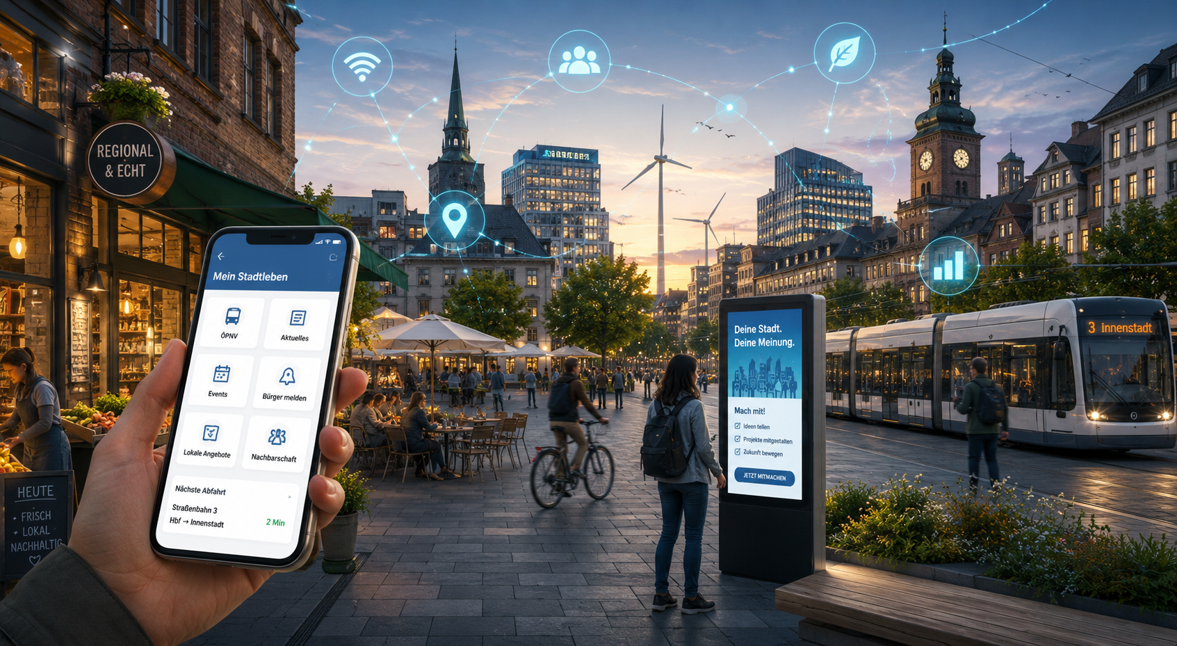 Wie digitale Präsenz das Stadtleben verändert