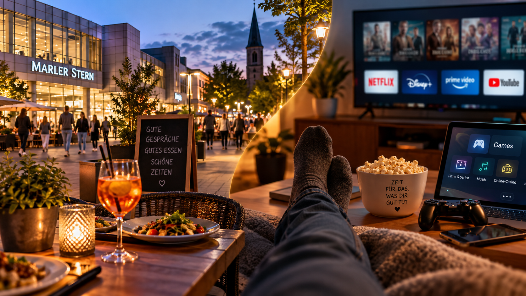 Vom Stadtbummel zum digitalen Feierabend